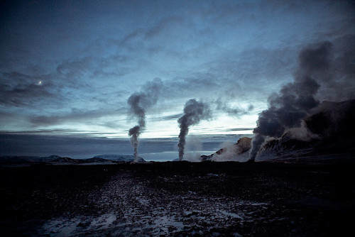 moosetank:Hverir við Námafjall á Nýársdag by Völundur Jónsson on Flickr.