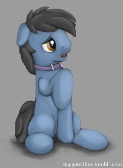slendidnt:  staggeredline:  Decided to practice painting Slendidnt is today’s victim.  AAAAAA THANK yoUUwhy am i getting so much giftart today??  &lsquo;cause cutehorse is cute is why.