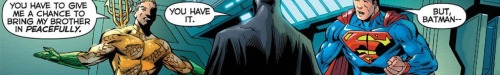 aishina:   Even The Man of Steel can’t argue with the command from The Goddamn Batman  Aquaman #15 