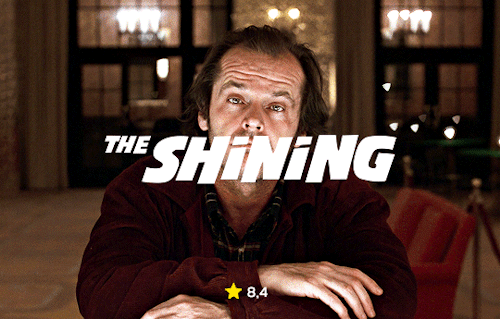 pin-heads:

80s Horror Movies + IMDb RatingThe Shining (1980)

Aliens (1986) The Thing (1982) 

The Terminator (1984) Predator (1987) 

Evil Dead II (1987) 

The Fly (1986)

A Nightmare on Elm Street (1984)

Possession (1981) Poltergeist (1982) 