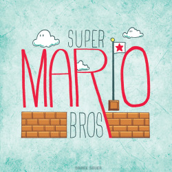 theawkwardgamer:  Super Mario Bros by drakeybaby