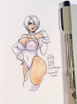 Callmepo: Bonita En Blanco Of Ivy.  Been Seeing Her A Lot On My Dash Since The Announcement