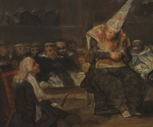 Goya, Details from An Inquisition Scene (1808-10)