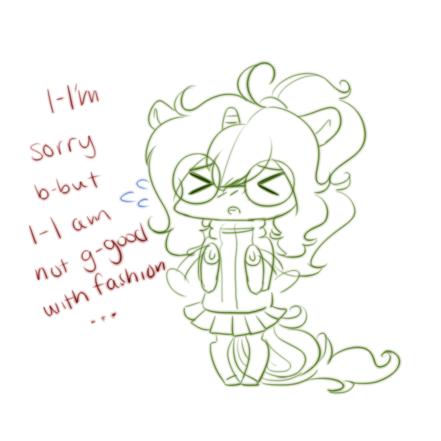 askscribblesstyal:  Scribbles: “I-I’m j-just a s-simple artist…. p-please see