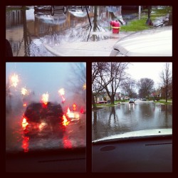 In need of an ark! #flood #stormy #rain #mycity #instacollage