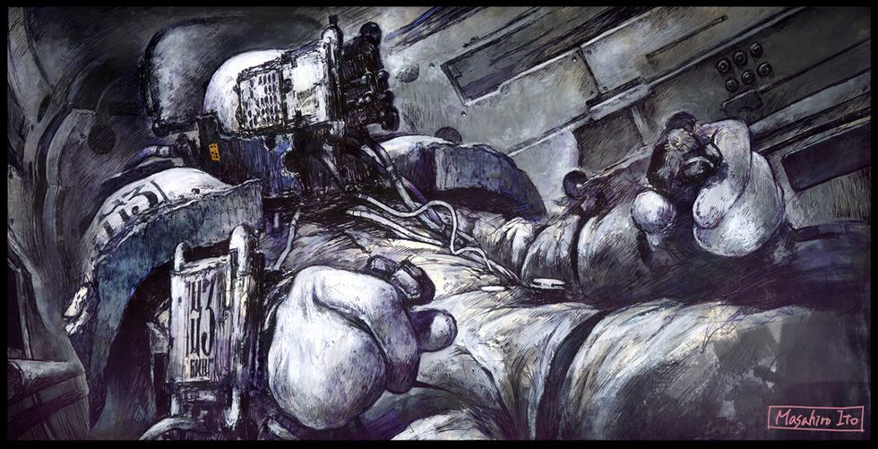 bellatorinmachina:  by Masahiro ItoAcid Buffer Zone