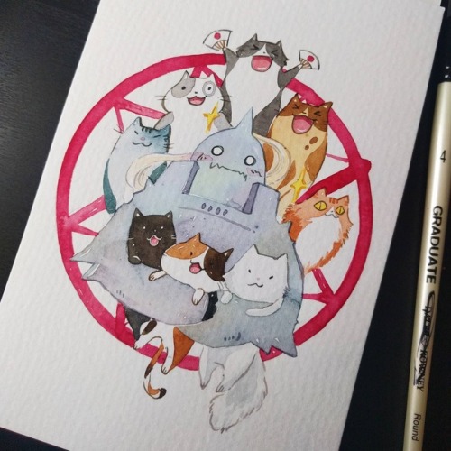 penelopeloveprints:More painting :) we will be in Anime Boston this weekend, stop by table Q20 and s