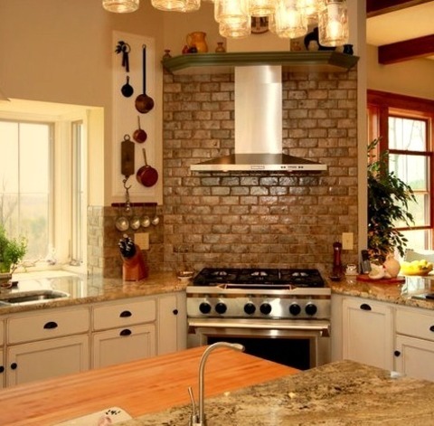 Farmhouse Kitchen In RichmondInspiration For A Mid-sized Farmhouse U-shaped Open Concept Kitchen Remodel