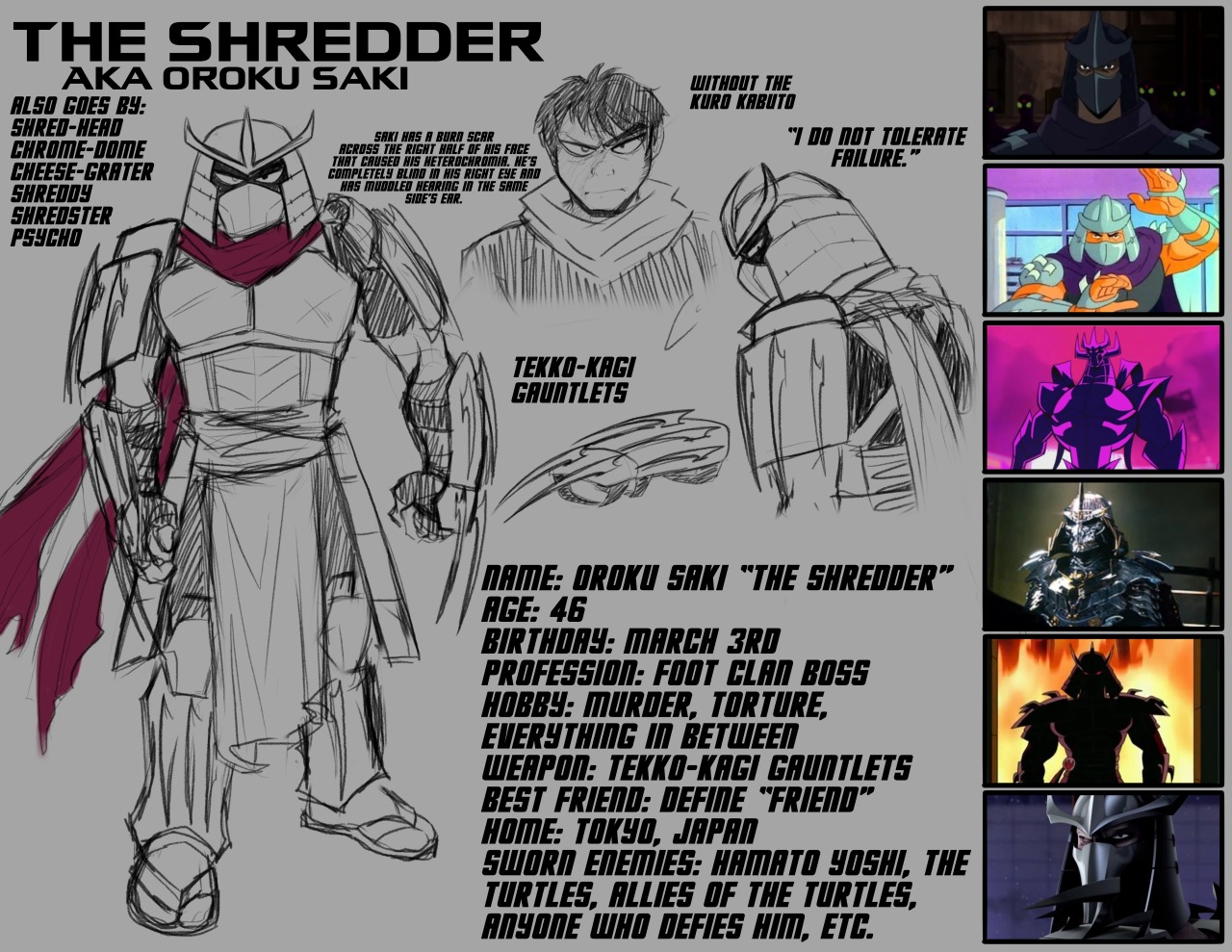 Master Shredder From TMNT Was Based On a Cheese Grater (Mini Channel  Update) 