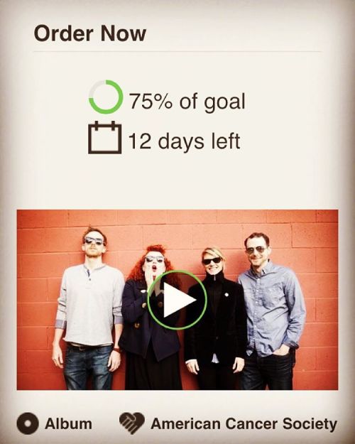 75% of our goal with 12 days left! Thank you!!! A portion of the money raised (both before and after