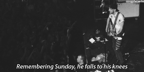 carapherxelia:  All Time Low - Remembering Sunday (this gif was made from my own