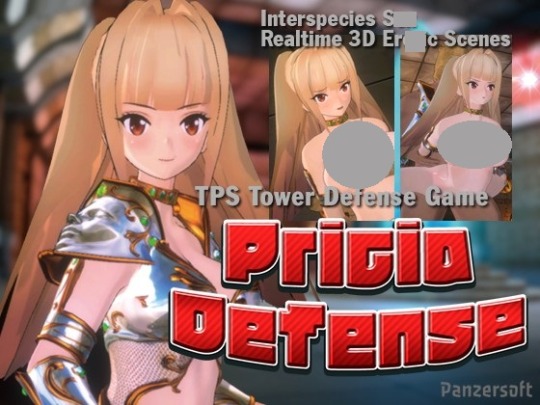 February 19 , 2019, Tokyo – The English translated version of independent developer PanzerSoft’s e* otic TPS (third person shooter) tower defense game “Pricia Defense” is now available for sale on DLsite.  Developer Comment: “Greetings,