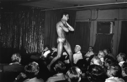 vintagemaleerotica:  Male stripper club.1970