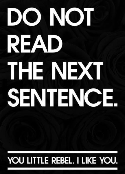 advice-animal:  You Little Rulebreaker You! http://advice-animal.tumblr.com 