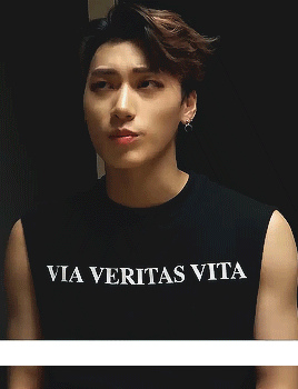 meinyunho:appreciation post for san choosing to wear this tank top