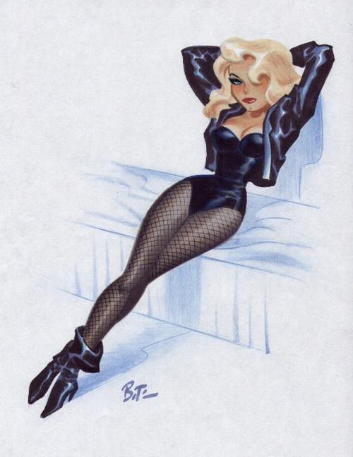 pinupgirlsart:  Black Canary by Bruce Timm