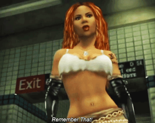 fuckyeslilkim:  Lil’ Kim’s winning Punchline In The Video Game ‘Def Jam: Fight