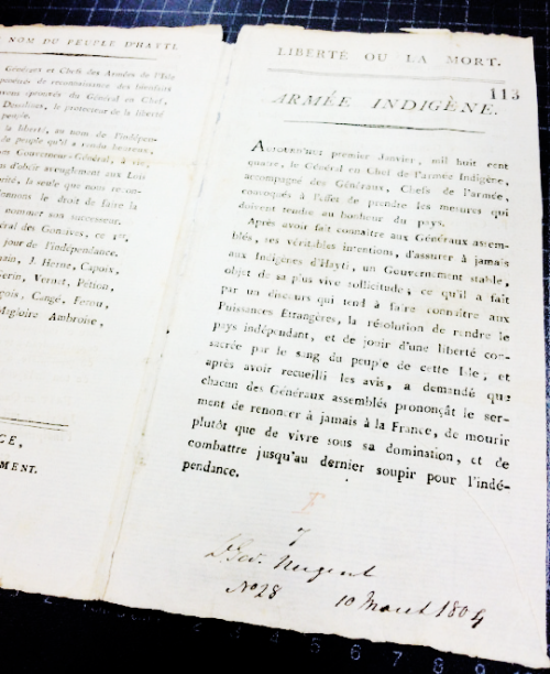 haitianhistory:  The Haitian Declaration of Independence 1804Translation by historians Laurent Duboi