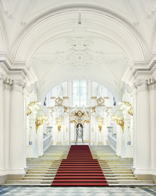 blue-voids:  David Burdeny - Jordan Stairs I & II, State Hemitage, St Petersburg, Russia, 2014 