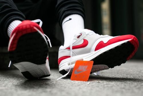  Nike Air Max 1 Anniversary “University Red” Buy via: http://bit.ly/2AwnSTK