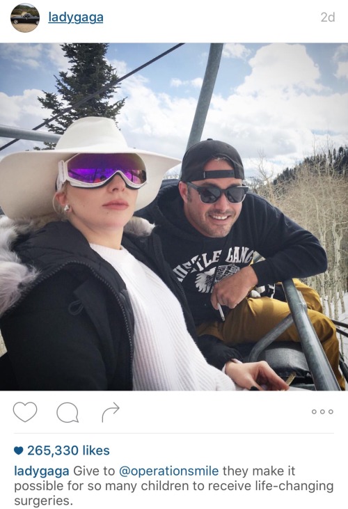 driedup-tied-anddead: Gaga high af posting about charities