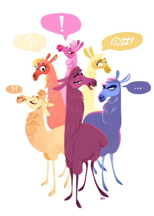 A few weeks ago I said to my fiance “Beware of drama llamas” And he said “ …you should 