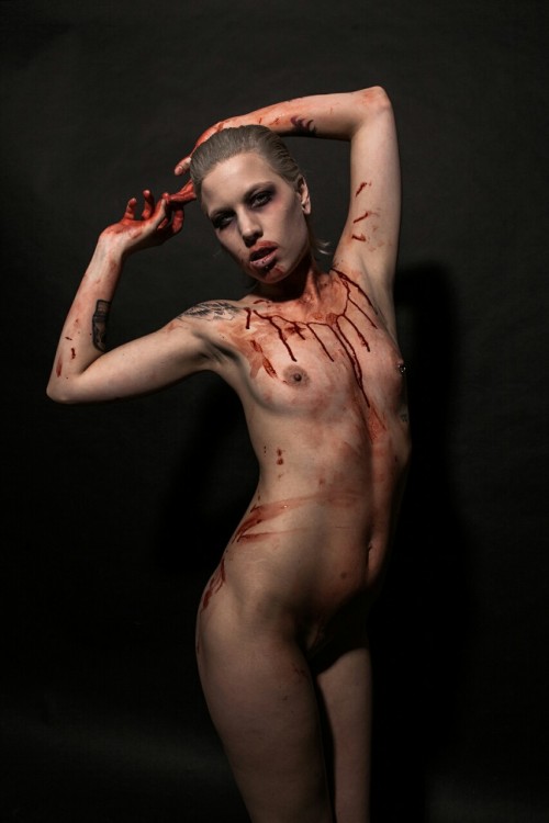 melindasordino18: I already want to do another shoot involving a gallon of blood. Melinda Sordino by