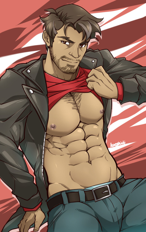 kuroshinkix:Dream Daddy Pin-Up Artwork! This will be sell for the upcoming Asia Pop Comic Con and Cosmania in PH! ;)