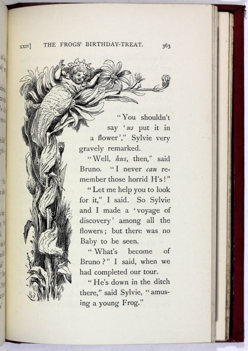 Sylvie and Bruno by Lewis Carrollwith forty six illustrations by Harry FurnissLondon Macmillan and C