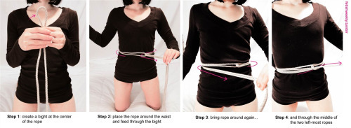 0hgir1:  fetishweekly:  fetishweekly:  Shibari Tutorial: Consequence Rope… http://ift.tt/1QqqC4S