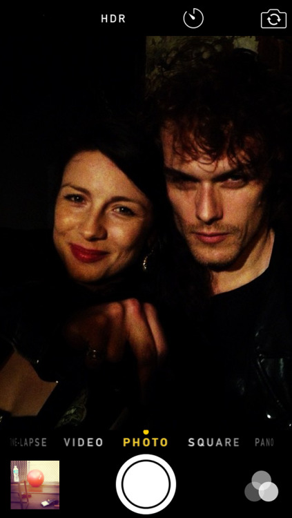 jamesandclairefraser:Sam & Cait - Selfies