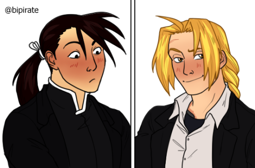 bipirate: More edling!! They’re both gay and hopeless at flirting [Commissions + kofi links in