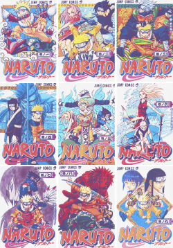 misakachan:  Naruto Manga Covers