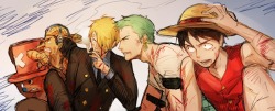 kanapy:  I start reading One Piece and I love them~ 