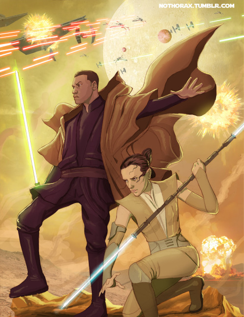 imperatorkhaleesi: nothorax: May the force be with you, always. FORCE USER POWER COUPLE.GET INTO IT!