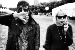 jesselirola:  Crystal Castles at Lollapalooza 2013 for Spin Magazine. 