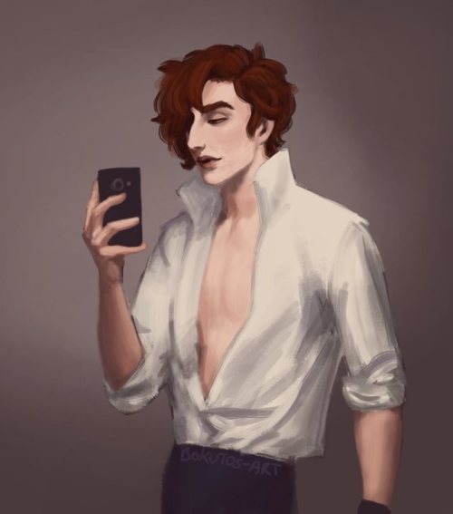 bokutos-art:modern Julian taking a selfiethanks @lightgetsout for bring such an inspiration!!!