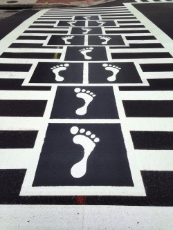 mymodernmet:  Hopscotch Crosswalk Colossus