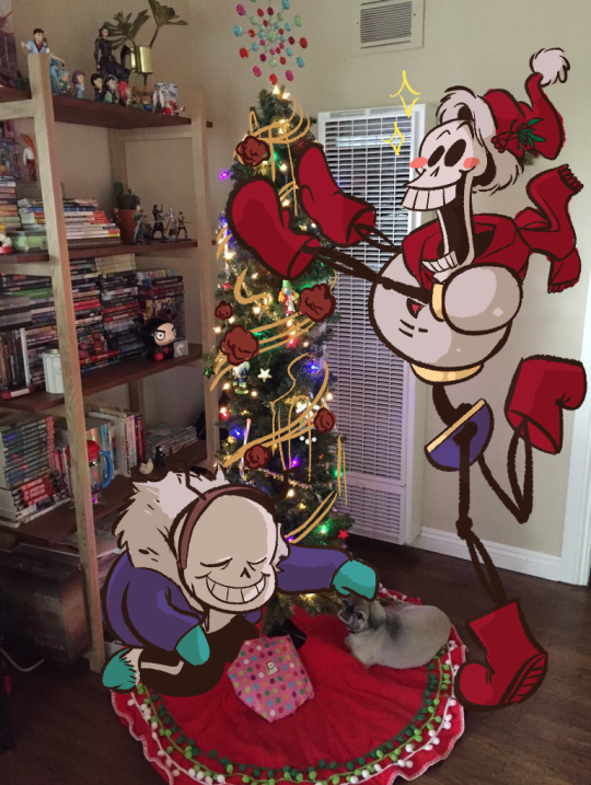 spoopy-gaster:  garnetthebadass: It’s time to decorate the Christmas tree!  THIS