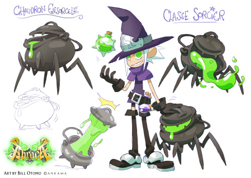 slbtumblng:  catfishdeluxe:  More concept art for Ankama’s “Abraca” videogame, this time Halloween Special ! Introducing the “Sorceress” class, mentored by sometimes-gorgeous-sometimes-not-that-much Baba Yaga, and guest appearances of Jack’O’Lantern,