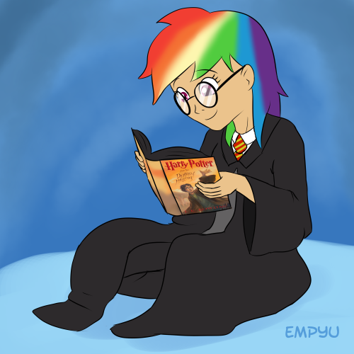 30minchallenge:Glad to see RD truly embracing her inner bookworm, and even sharing a book with Twi!Thanks for participating, everyone! And thanks for sticking around through our little prank! I’ll assume the first two books RD is reading are merely