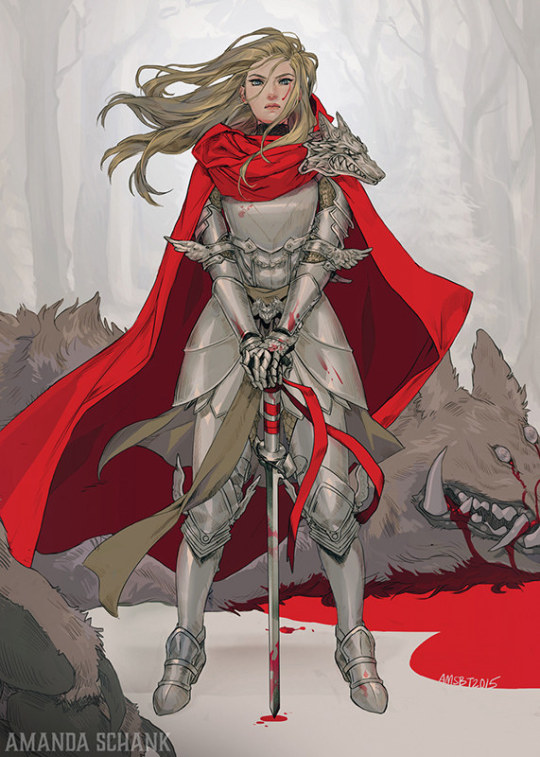 32 Brilliant Illustrations Of Badass Lady Knights