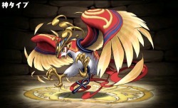 arashikurobara:   Puzzle &amp; Dragons Appreciation Post - Egyptian Gods (Flame Deity, Falcon) Horus (Water Deity, Holy) Isis (Love Deity, Feline) Bastet (Sun Deity) Ra (Hell Deity, Jackal) Anubis  Ultimate evolutions for the cycle here! Hey look I’m