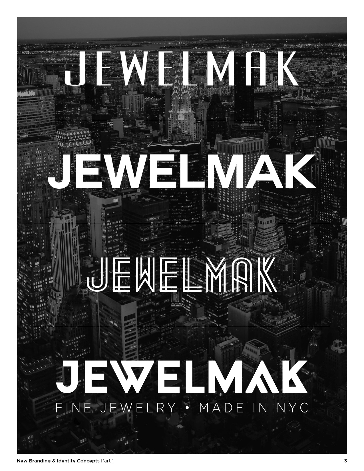 New wordmark concepts for Jewelmak (For Jewelmak Fine Jewelry © 2021)