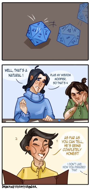 darkandstormyart: that’s 100 years of dice jail for that d20 though he was probably rolling wi