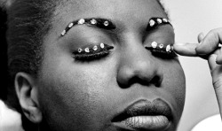 vintagegal:  Nina Simone backstage at Carnegie