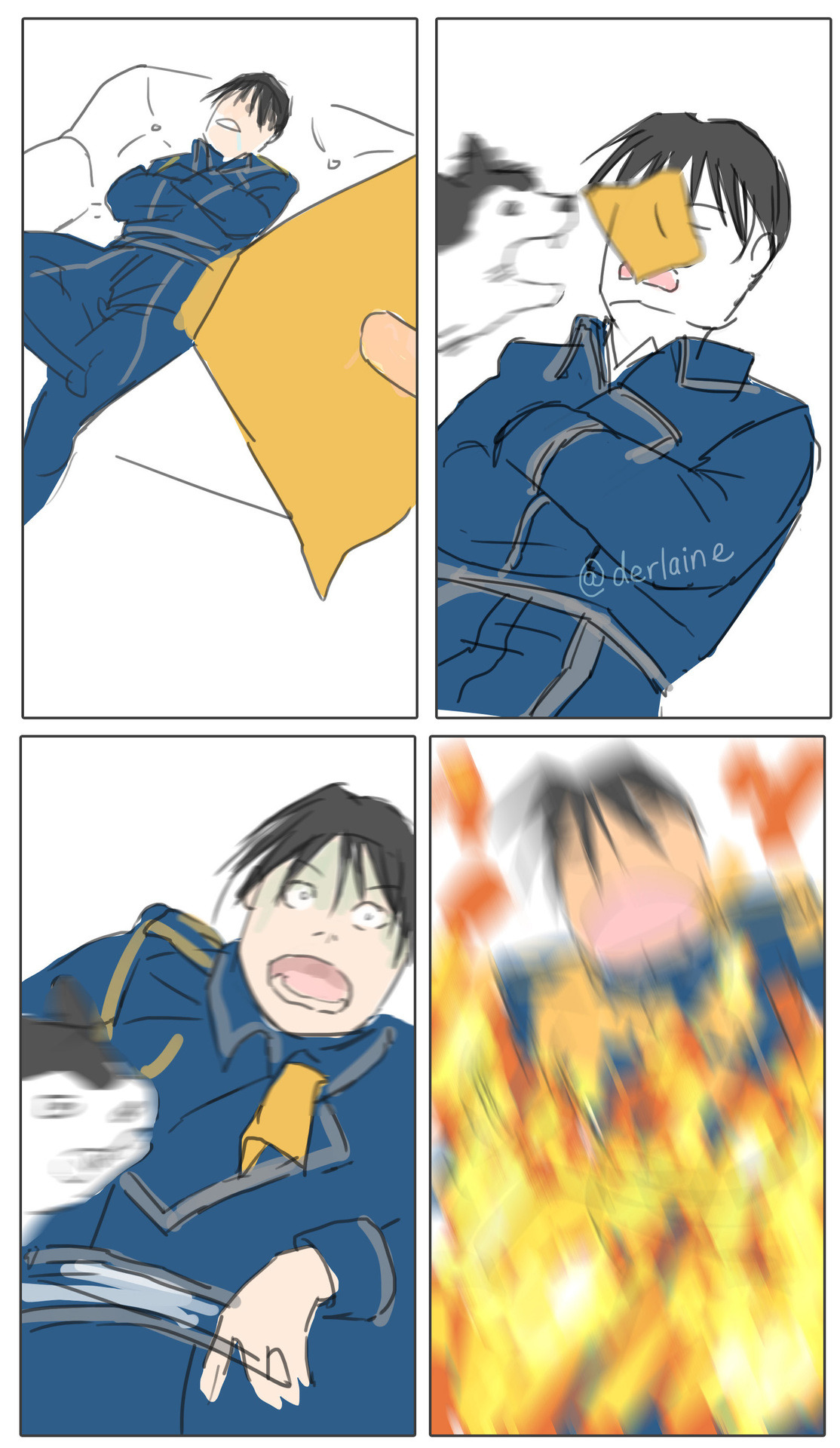 derlaine:  i’m the trash alchemist Alphonse has a cat instagram  Follow me on