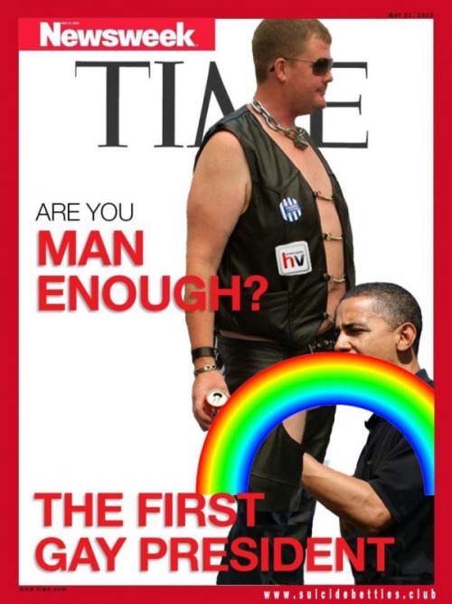 (via Obama ‘The First Gay President’ - Suicide Betties XXX) 