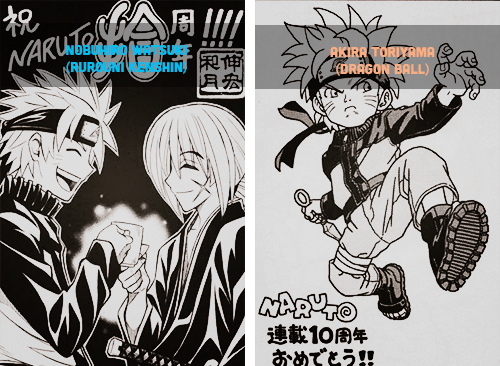 ventus-in-oblivion:  Popular Mangaka draw Naruto (10th Anniversary) 