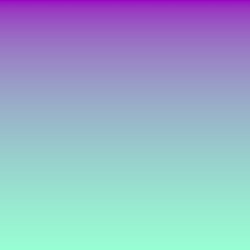 gradienty:  Purple Aquamarine (#9900c0 to #98fed3)